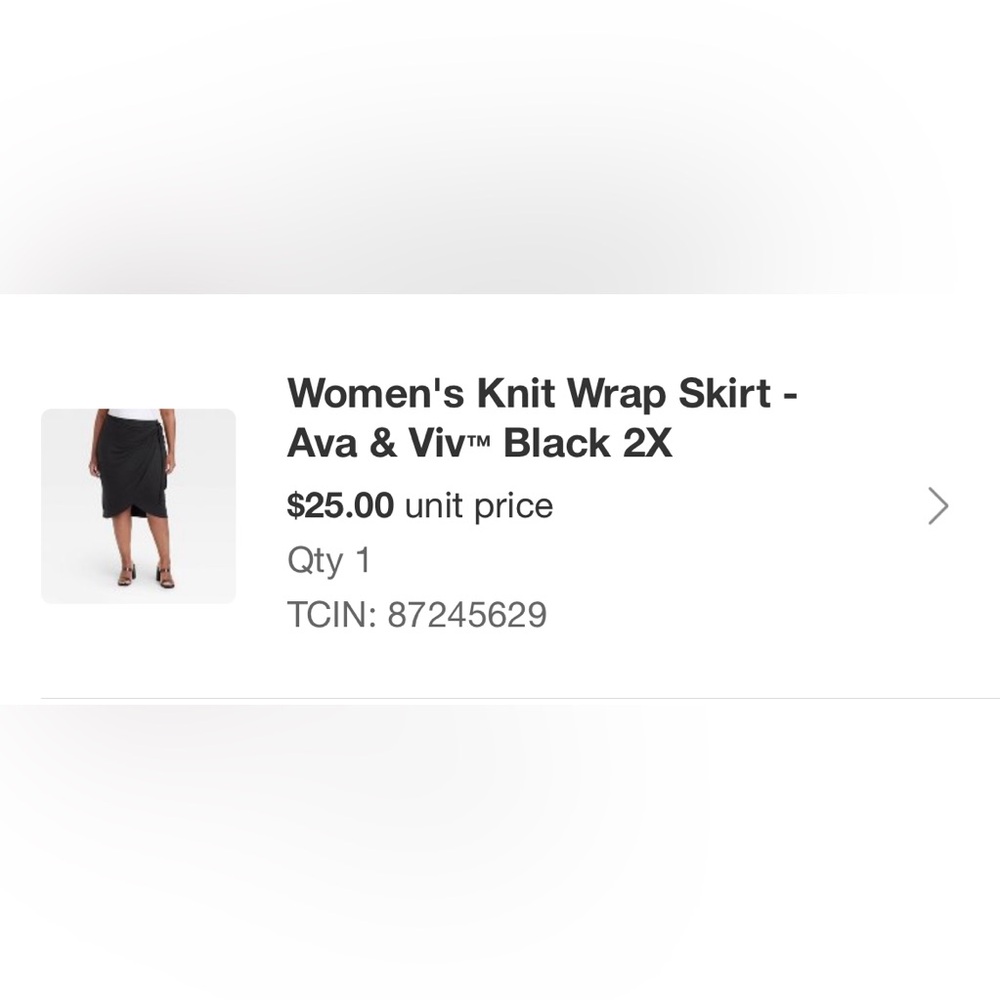 Ava and viv wrap skirt